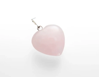 Prívesok - Ruženín srdiečko 15mm