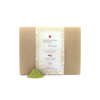 Indian Natural Hair Care - CASSIA 1kg - bezfarebná kúra na vlasy