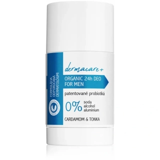 Soaphoria - DERMACARE+ 24h MEN: Organický dezodorant s prebiotikami a probiotikami - Cardamom & Tonka