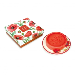 Esprit Provence - Tuhé mydlo s mydelničkou - Vlčí mak, 100g