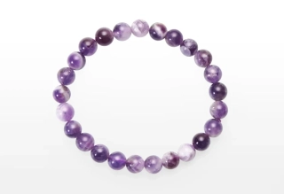 Náramok Ametyst Chevron gulička 8mm