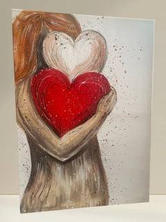 Hand - made - Obraz Keď láska prebýva v náručí
