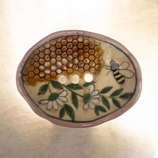 Hand - made - Mydelnička Medová včielka