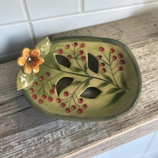 Hand - made - Mydelnička Šípková vetvička