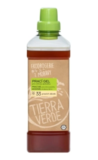 Tierra Verde - Prací gél z mydlových orechov pre citlivú pokožku (fľaša 1l)