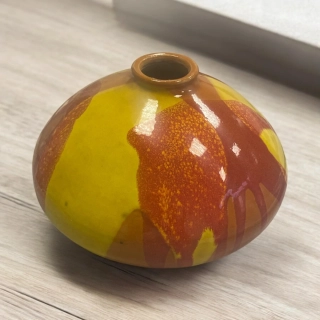 Hand - made - Keramická Váza slnečnej energie