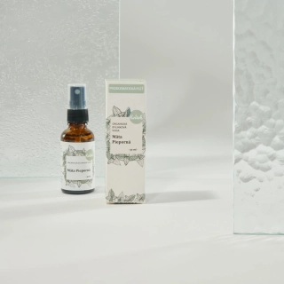 Kvitok - Organická Bylinková Voda - Mäta Pieporná 30 ml