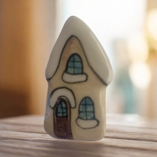 Hand - made - Brošňa Domček pokoja