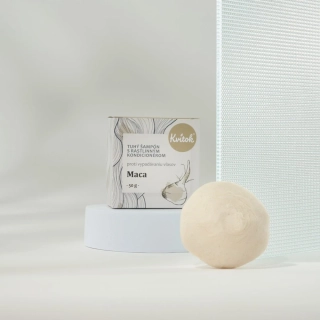 Kvitok - Tuhý Šampón s Kondicionérom - Maca (proti VYPADÁVANIU vlasov) 50 g