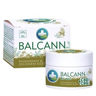 Annabis - BALCANN CBD + CBG NAJSILNEJŠIA BIO KONOPNÁ MASŤ + DUBOVÁ KÔRA