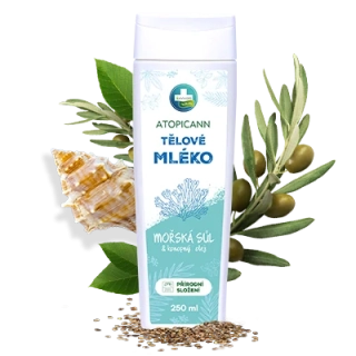 Annabis - ATOPICANN PRÍRODNÉ TELOVÉ MLIEKO PRE CITLIVÚ POKOŽKU