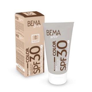 BemaBio - Tónovaný pleťový krém SPF 30 medium (redizajn SolarTea)