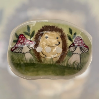 Hand - made - Mydelnička Lesný ježko