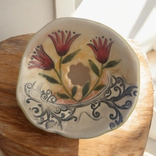 Hand - made - Mydelnička Kvety pri peci