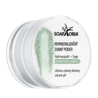 Soaphoria - REMINERALIZAČNÝ ZUBNÝ PÚDER S ANTIBAKTERIÁLNOU PRÍSADOU