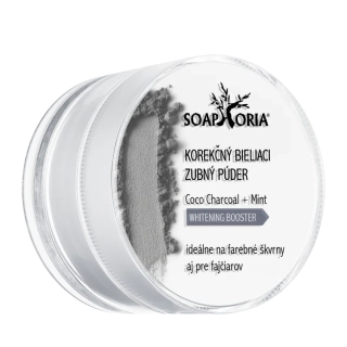 Soaphoria - KOREKČNÝ BIELIACI ZUBNÝ PÚDER – coco charcoal & mint