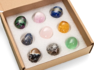 Zbierka tromlovaných kameňov - Mincool® Fluorescenčné minerály