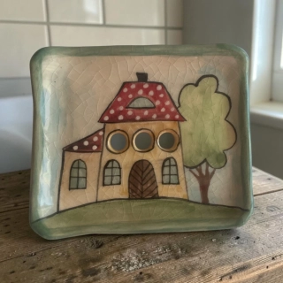Hand - made - Mydelnička Domček pod stromom