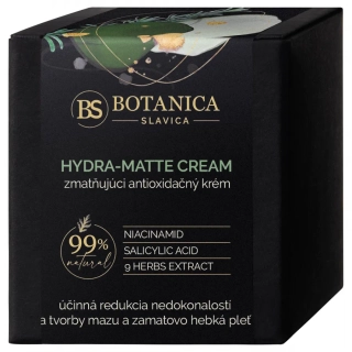 Soaphoria, Botanica Slavica - HYDRA-MATTE ľahký antioxidačný krém Salicylic acid & Niacinamide