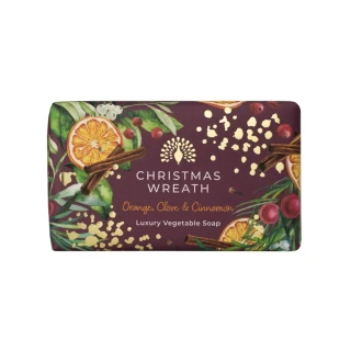 The English Soap Company- Vianočný veniec, Tuhé mydlo, 190 g