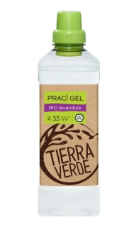 Tierra Verde - Prací gél s vôňou BIO levandule (fľaša 1 l)