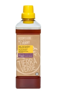 Tierra Verde - Gél do umývačky riadu z mydlových orechov s BIO pomarančovou silicou,1l